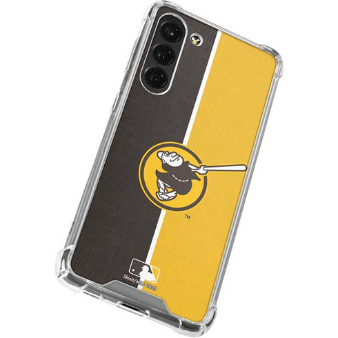 MLB San Diego Padres Split Galaxy S24 FE Clear Case